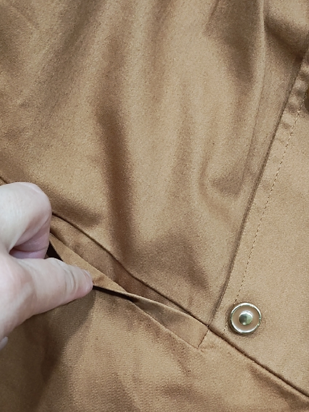 Christopher & Banks Girls' Tan-Brown Military-Style Blazer - Picture 6 of 10